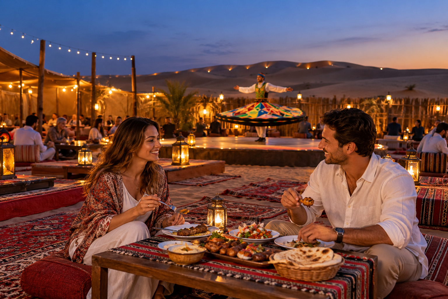 Evening Desert Safari Dubai BBQ Buffet Dinner